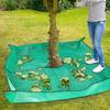 Center Hole Tree Trimming Drop Cloth Waterproof Gardening Drop Catcher Garden Yard Cleanup