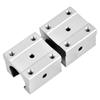 4Pcs SBR16UU 16mm Aluminum Bearing Block Slide Bushing with Open Linear Slide for CNC, with   Plating for  , Strong  Capacity