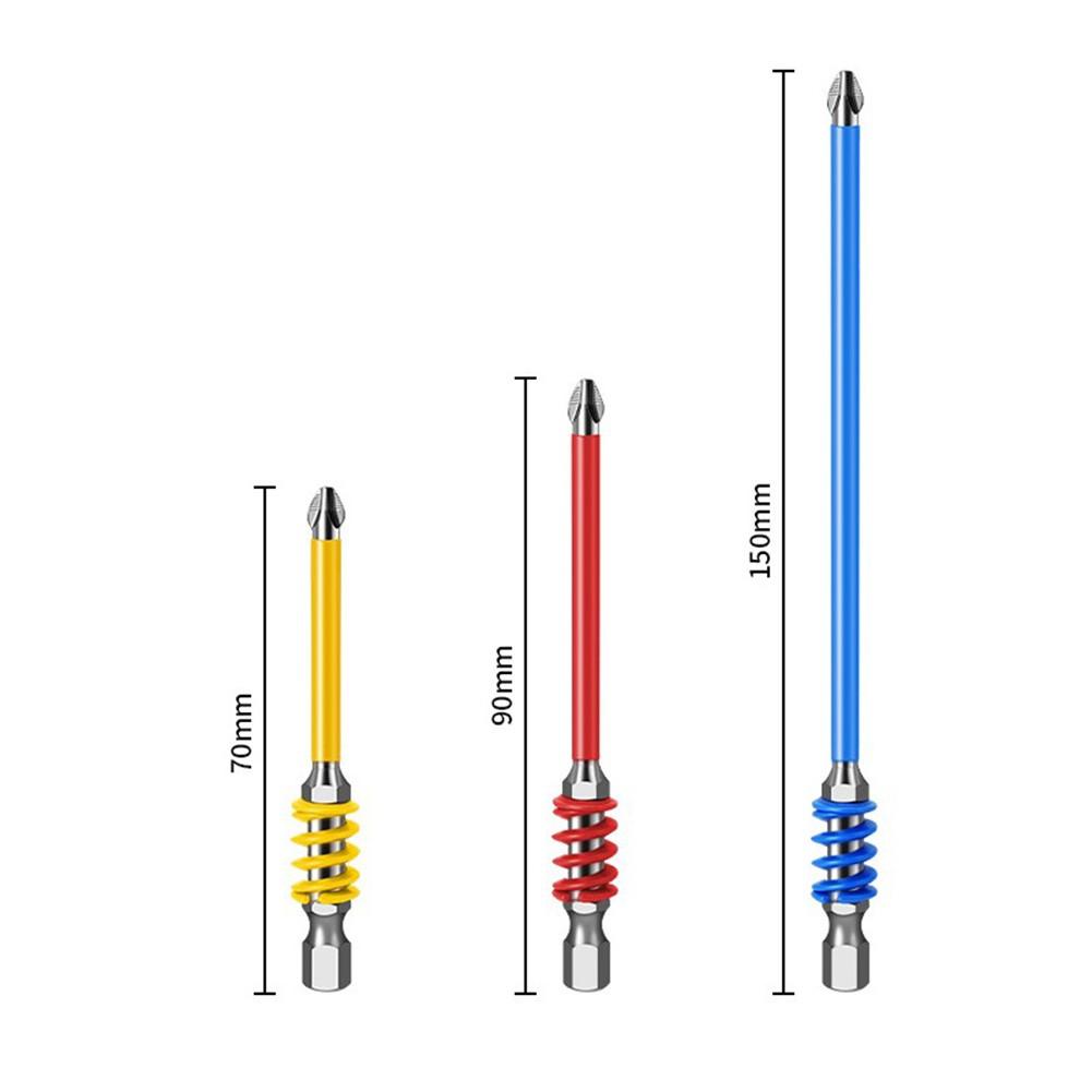 Use In Wet Or Oily Conditions PH2 Driver Bit Magnetic Bit 1/4 Hex Shank