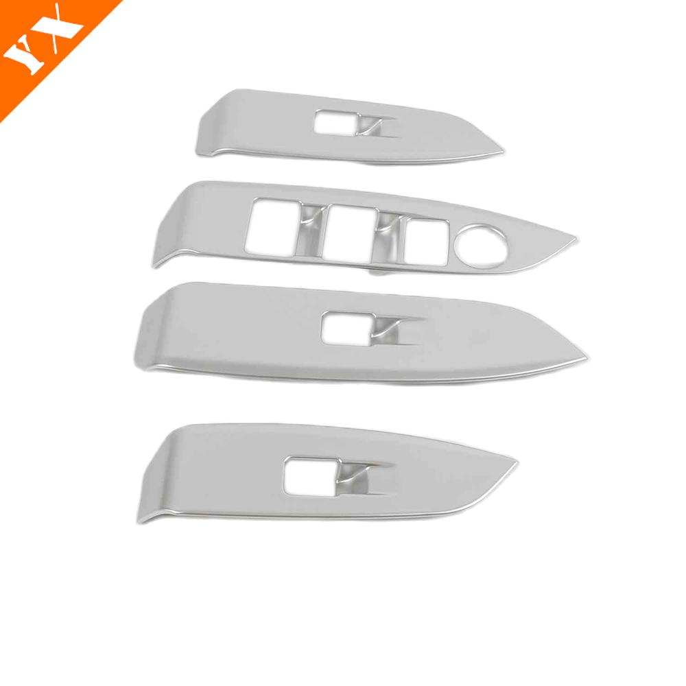 

Красный карбон Серебристый Накладка на подлокотник двери автомобиля Панель переключателя стеклоподъемника Отделка для Mazda CX3 CX-3 Аксессуары серебряный