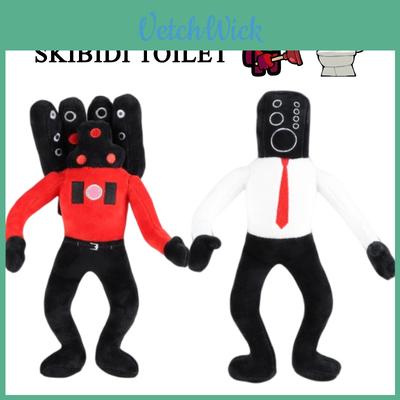 Bookfong Skibidi Toilet Speakerman Plush Toy, Funny And Adorable Animal Design, Short Plush Material, Perfect For Young Adults