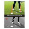 Golf Swing Flat Triangle Disc Golf Alignment Stick Holder EVA Material Bottom