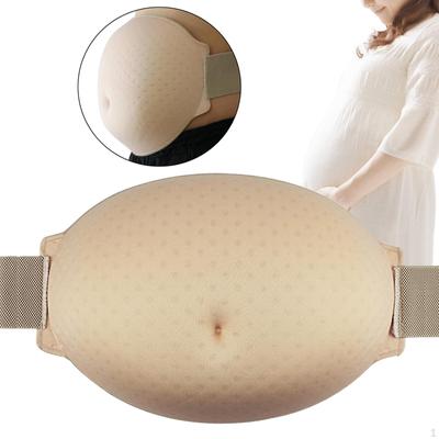 Fake Belly Artificial Lifelike Baby Bump for Props Spoof Performance Stage