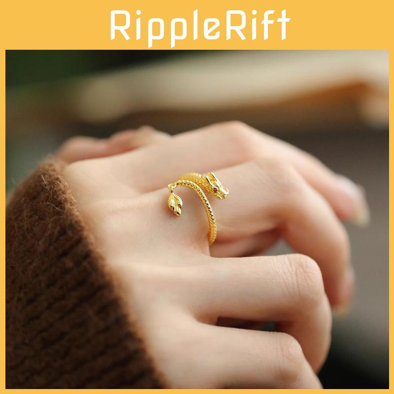 Exquisite Adjustable Open Finger Ring For Women Featuring Unique Geometric Design
