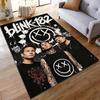 Blink-182 Band Illustration Teppich Rutschfester Teppich geeignet für Wohnzimmer und Schlafzimmer Sofas Sofas