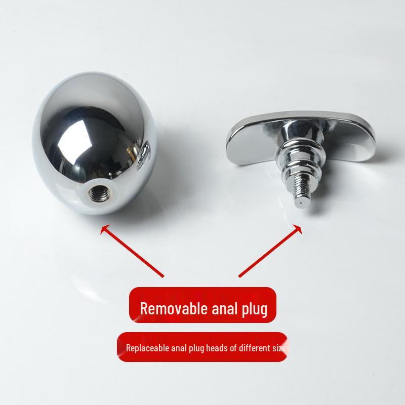 Verstellbarer abnehmbarer Metall-Analplug für Training und Outdoor-Nutzung