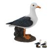Resin Seagull Statue Sea Bird Figurine Mediterranean Style Decoration For Home Study Rooms Landscape Office Balconies Ornaments