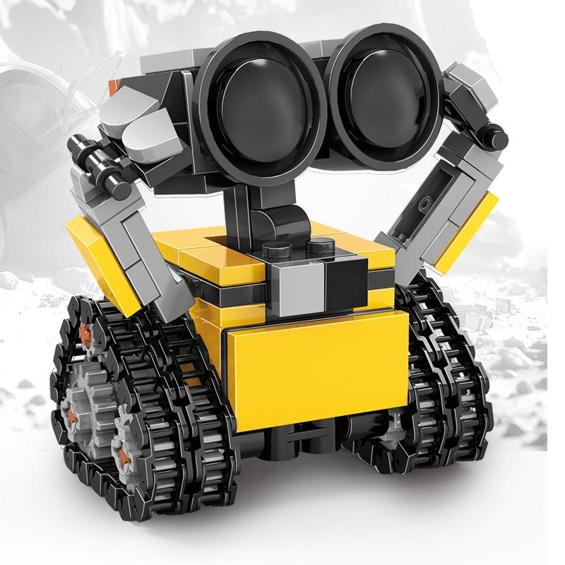 Popular  Small Wall-E Construction Block Kit Moc Idea Technical Timeless Movie Model Building Block Assembly Children'S Toy Gift