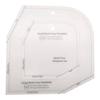 Acrylic Irregular 90° Sewing and Patchwork Ruler for Fabric Cutting