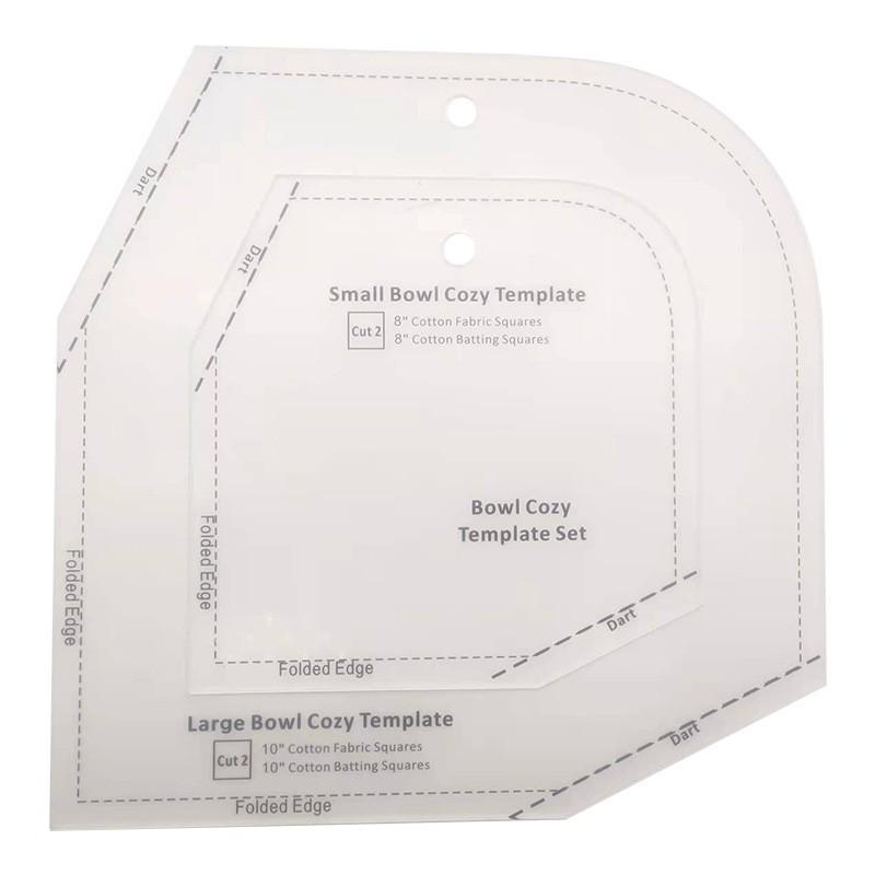 Acrylic Irregular 90° Sewing and Patchwork Ruler for Fabric Cutting