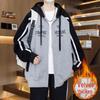 Boys' Hooded Sweatshirt - Thick Velvet Sports Jacket for Autumn/Winter