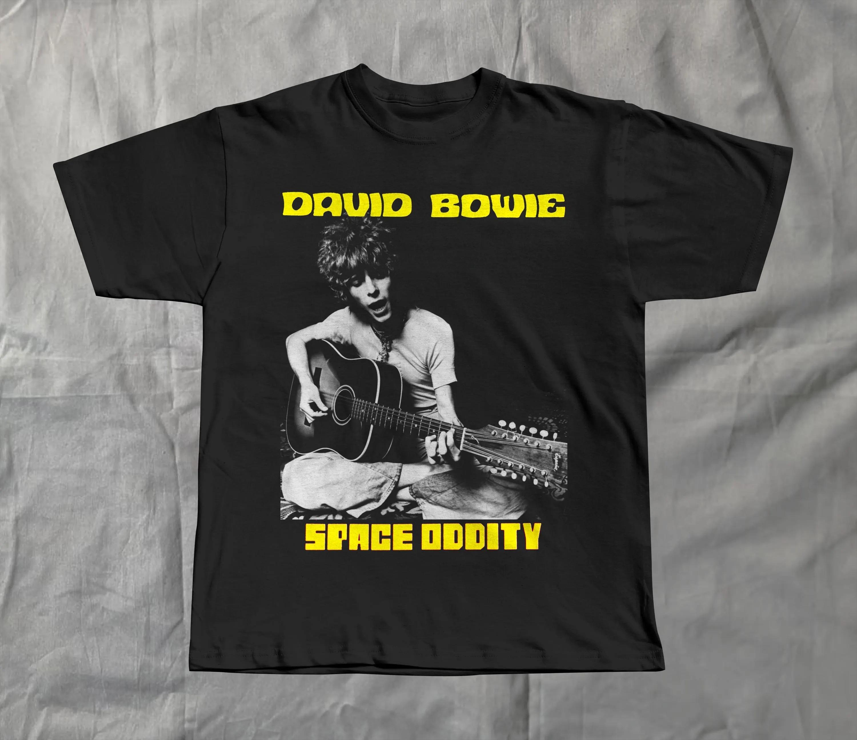 2026 Новая футболка David Bowie Space Oddity Летняя хлопковая футболка для мужчин и женщин Новая 2026 M
