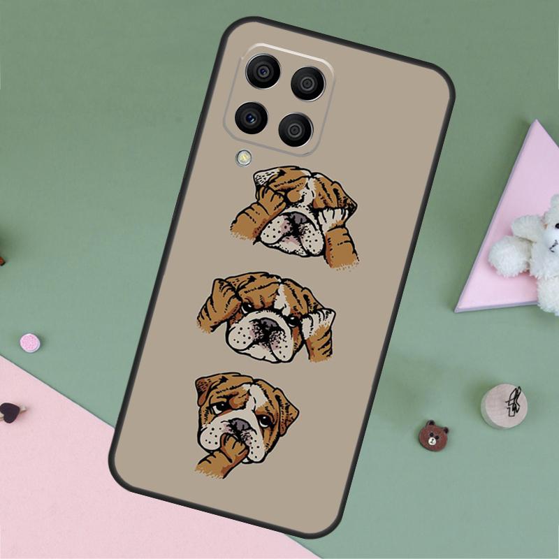 

British Bulldog For Samsung Galaxy M11 M21 M31 M12 M13 M14 M15 M35 M34 M54 M33 M53 M32 M52 M06 M16 M55 Case Samsung M34 5G