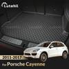For Porsche Cayenne 2011-2017 16 15 14 13 12 Car Trunk Mat 3D High Side Boot Waterproof Rear Cargo Cover Carpet Pad