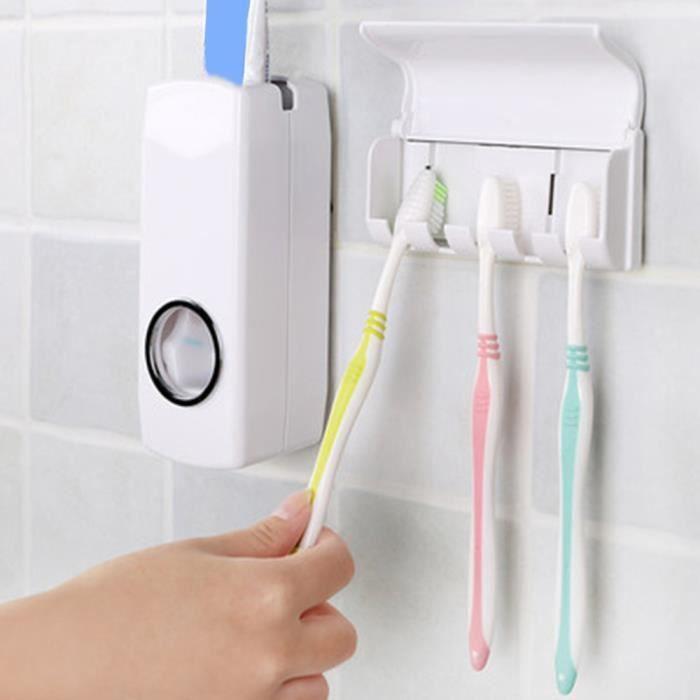 Toothpaste Dispenser - ICOCO - ZK900800 - Automatic - 5 Toothbrushes - White