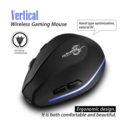 F-35 Vertical Mouse Ergonomic Rechargeable 2400 DPI Portable Gaming Mouse