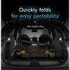 OOTD S10 Elektrische Step Opvouwbaar 10 Inch Off-Road Banden 1400W 48V 20AH Batterij Sfeerverlichting Opvouwbare Mini Elektrische Step