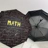 1PC Mathematics Pattern Small Travel Automatic Folding Umbrella, Compact Windproof Umbrella, Automatic Open/Close ,Gift-091529