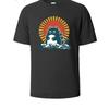 Cat Printed Soft Cotton Mens Tee Lightweight Breathable Minimalist Round Neck Design Comfortable Loose Fit Mens T-shirt