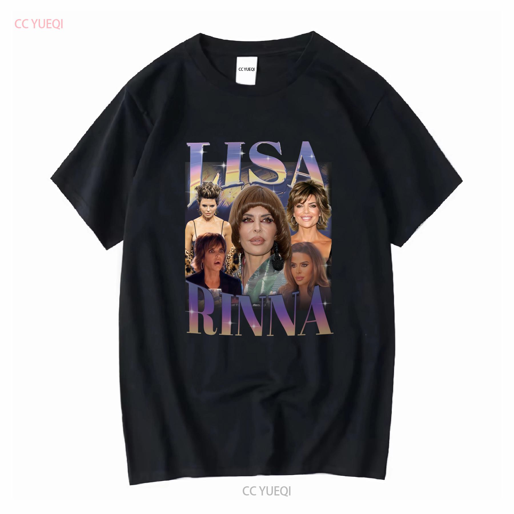 

Limited Lisa Rinna Vintage T Shirt Fan Homage Merch Retro long or short sleeves vintage Washed designer clothes Stylish fashion 4XL