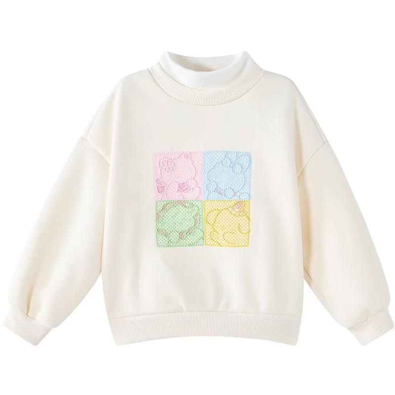 DEESHA Girls Cozy Round Neck Sweatshirt 130