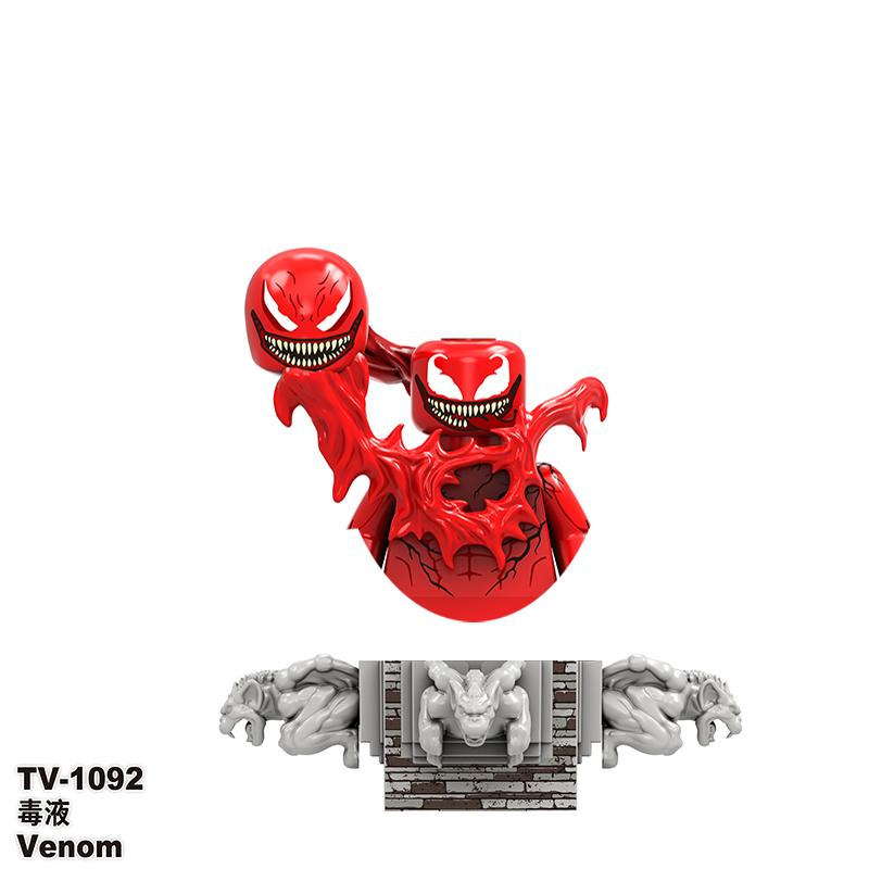 Marvel Legends Carnage Venom Blocks Bricks Anti-Venom Eddie Brock For Toys Gifts Action Figures Building Blocks For Children