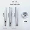 Metal Four-Hole Snap Fastener Tool Set with Four-Color Invisible Mother-Child Buckle (100 Pieces, Types 831 & 633)