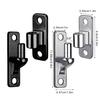 304 Steel Wall Mount Gate Hinges Heavy Duty Door Hings High Capacity Hinges Easy To Use for Farm Gate  & Wooden Fence