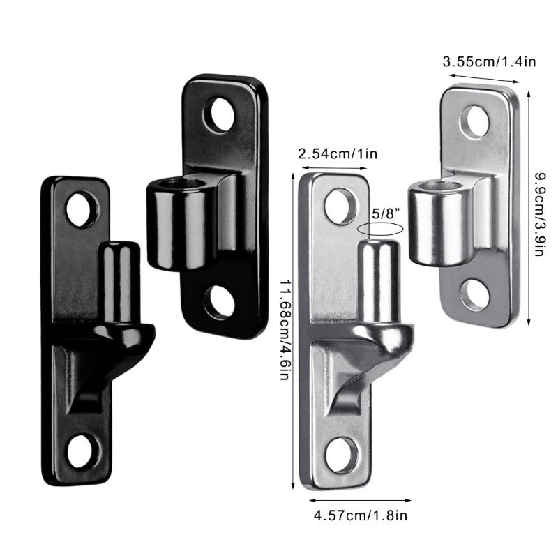 304 Steel Wall Mount Gate Hinges Heavy Duty Door Hings High Capacity Hinges Easy To Use for Farm Gate & Wooden Fence