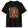 Norway estd 1909 T Shirt for  100% Cotton Vintage T-Shirt Round Neck  Tees Short Sleeve Clothes Big Size