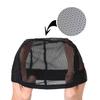 Nylon Mesh Weaving Hairnets Silicone Grip Elastic Band Wig Cap Removable Adjustable Breathable Comfortable Nonslip Strong Hold