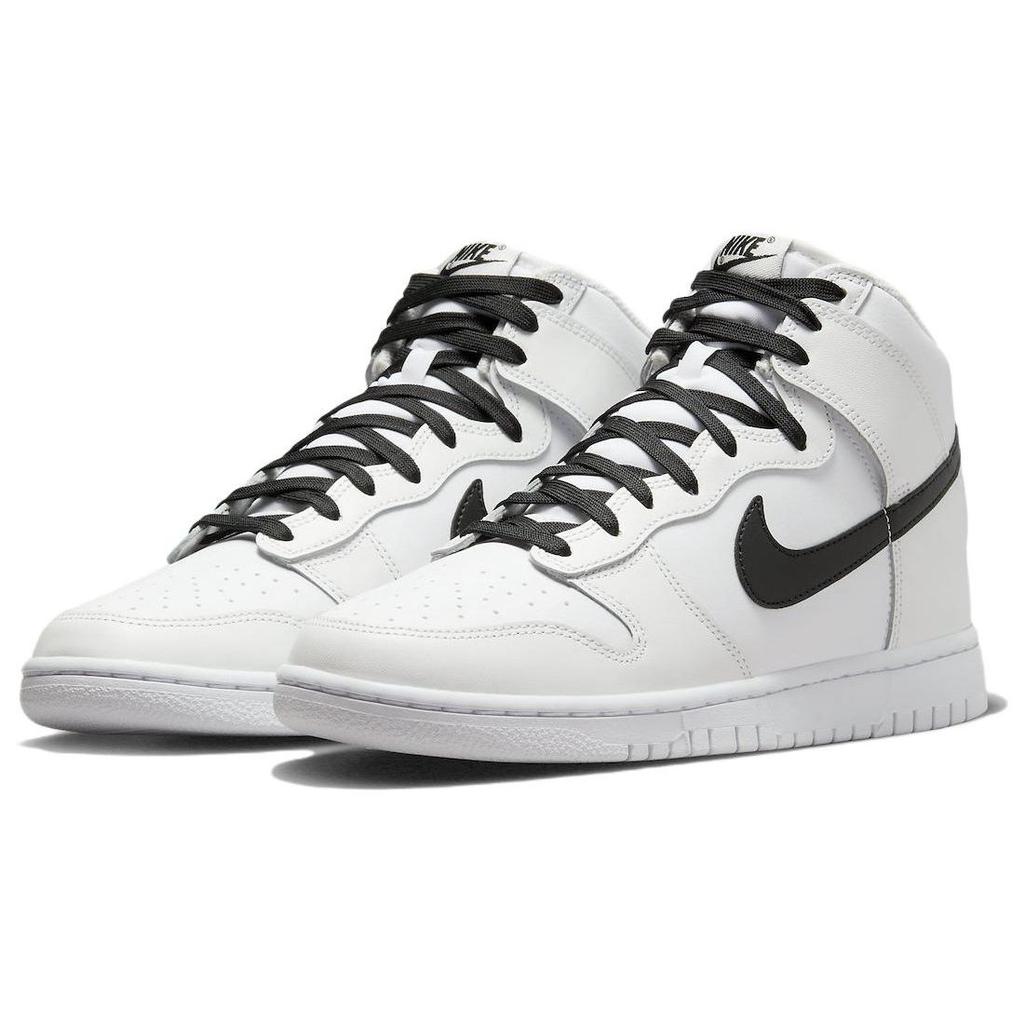 Nike Dunk High Reverse Panda Erkek Spor Ayakkabı Beyaz Summit-Beyaz Siyah DJ6189-101