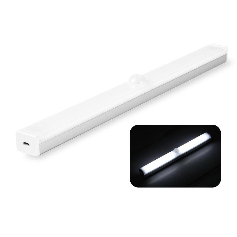 

Для кухни USB перезаряжаемый шкаф беспроводной светодиодный ночник ночные лампы лестничная подсветка гардеробная лампа датчик движения световые бусины 10CM белый