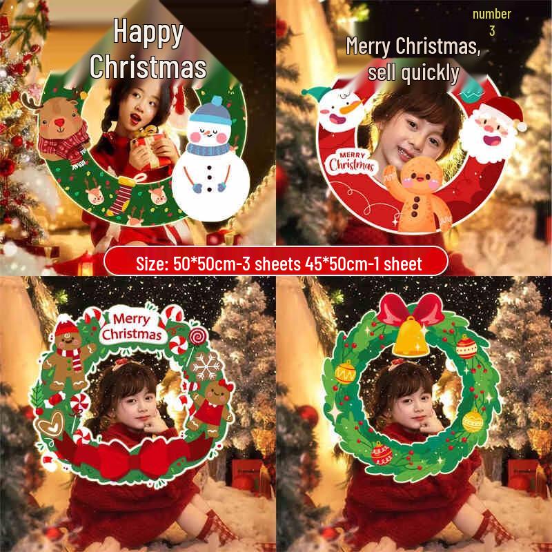 Christmas Handheld Photo Booth Prop Set