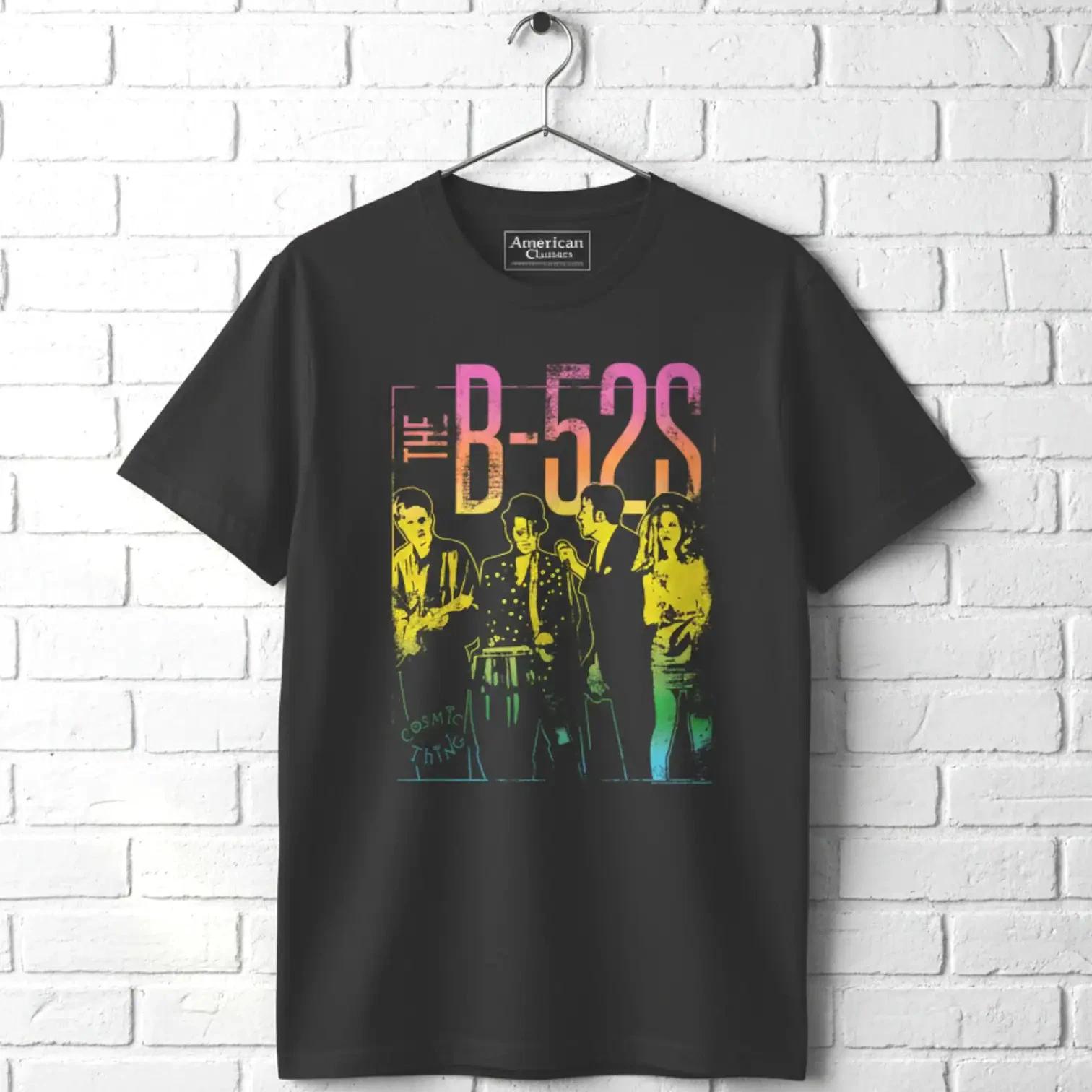 B52s Cosmic Thing Album Men s T Shirt New Wave Pop Rock Love Shack Song XS