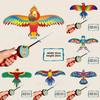 Swallow Plastic Eagle Bird Kite With Movable Wings For Kids Outdoor Fun Toys