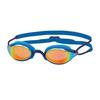 Lunettes De Natation - Zoggs - Fusion Air Titanium - Air Cushion - Verres Miroir - Anti-buée
