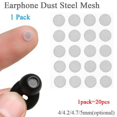 Ohrhörer-Zubehör In-Ear-Kopfhörer Teile Filtersieb Staubdichtes Netz Staubnetz Stahlgitter