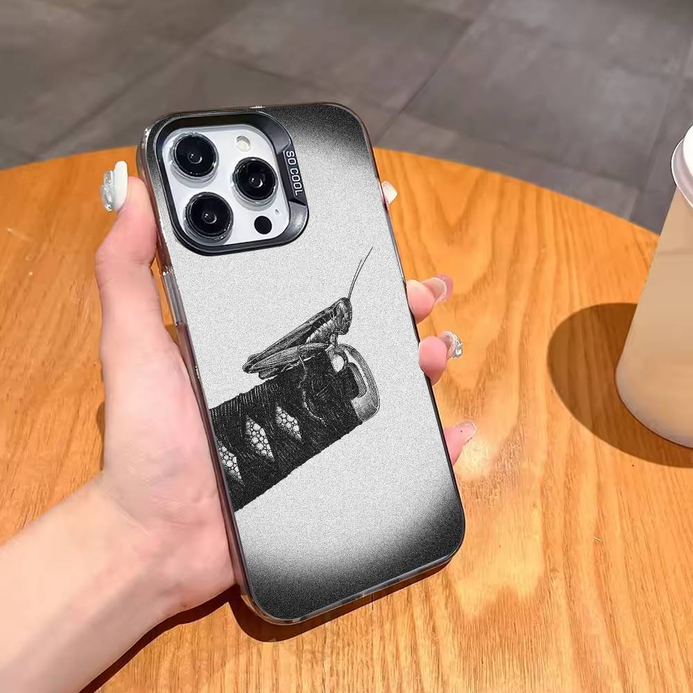 Classic V-Vagabond S-Samurai Phone Case For iPhone17,16,15,14,13,12,11,Pro,MAX White Matte Shockproof Cover iPhone16e