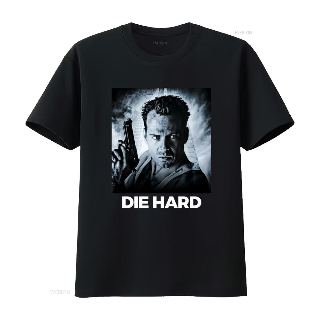Die Hard Bruce Willis Retro 80s Action Movie Fan T Shirt Classic Design For Enthusiasts Vintage Breathable Soft