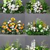 Mori Style Artificial Wedding Floral Aisle Decoration