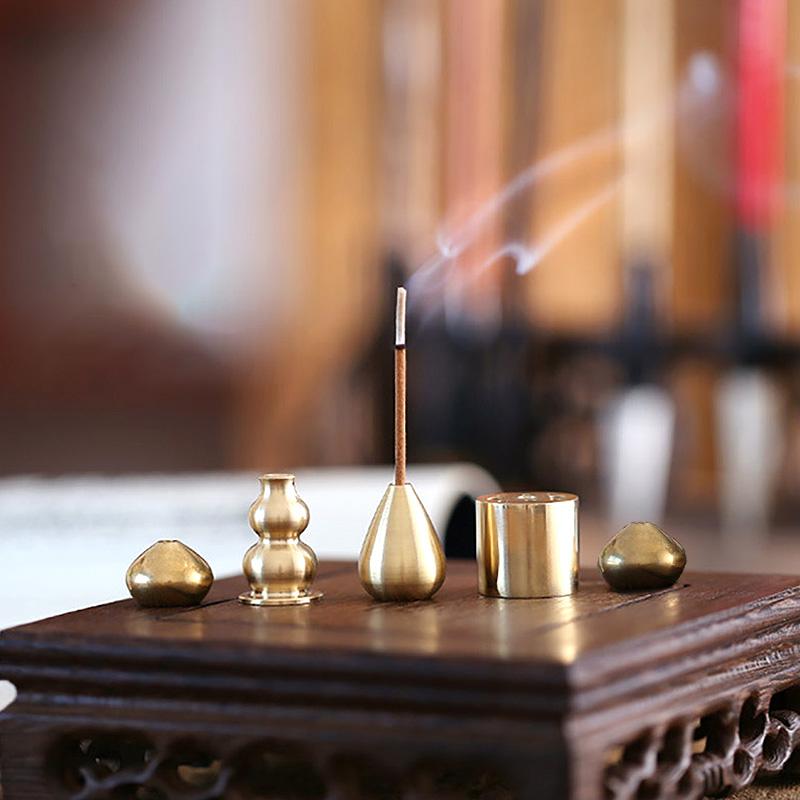 

1 шт. Офисная портативная горелка Назначение Курильница Цинковый сплав Мульти Капля Воды Дзен-форма