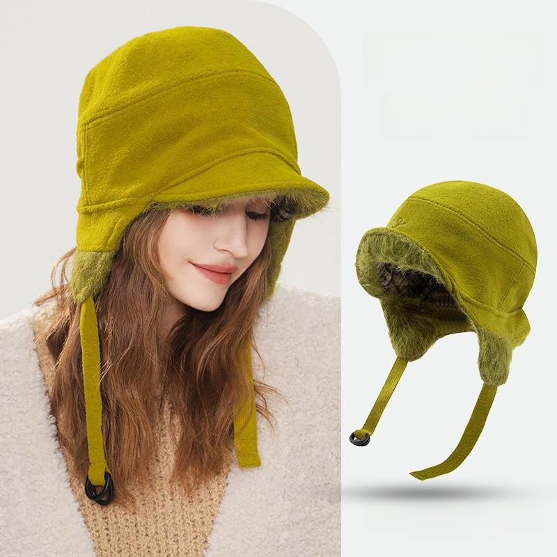 Winter Insulated Windproof Fleece Cap For Casual Wear And Skiing