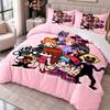 Friday Night Funkin 3Pcs Bedding Set Duvet Cover With Two Pillowcases For Bedroom Home Decoration