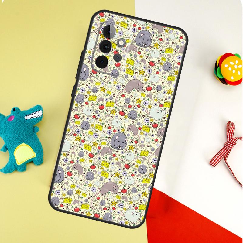 Mouse Rat For Samsung Galaxy A55 A35 A15 A54 A34 A14 A53 A33 A13 A05 A06 A16 A22 A32 A52 Phone Case