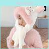 Cute Rabbit Ears Kids Winter Hat With Moving Ears And Warm Fleece For Girls Age 2 To 12