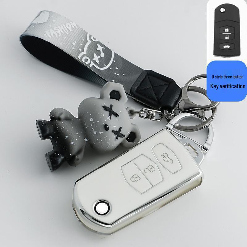 Mazda 6 Key Cover for Older Models - Compatible with Ma 6, Cheng Car, and Ma 3.