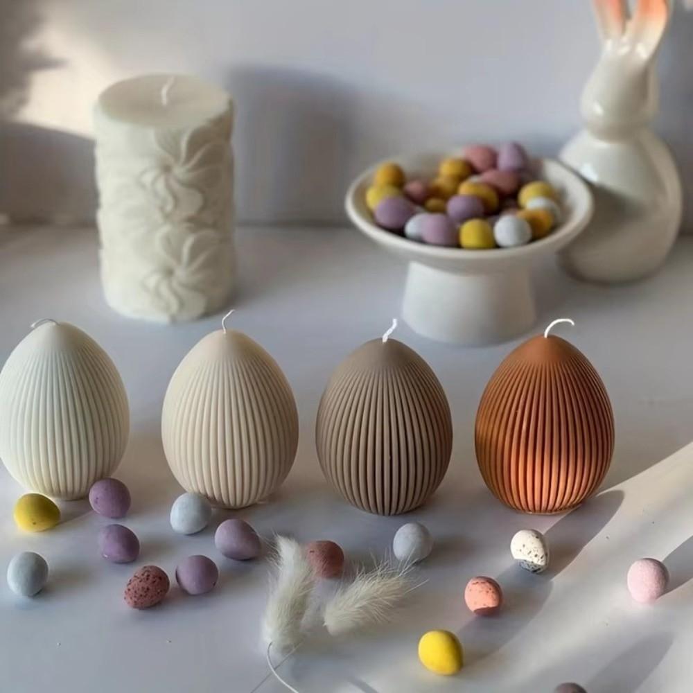 Striped Pattern Silicone Candle Mold Handmade Craft Epoxy Resin Mold  Craft Making