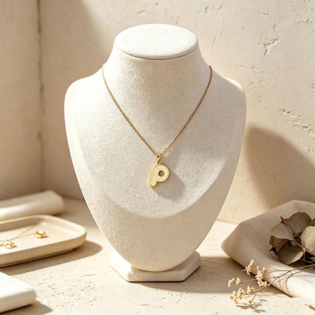 Trendy Modern Minimalist 26-Letter Cute Design Necklace
