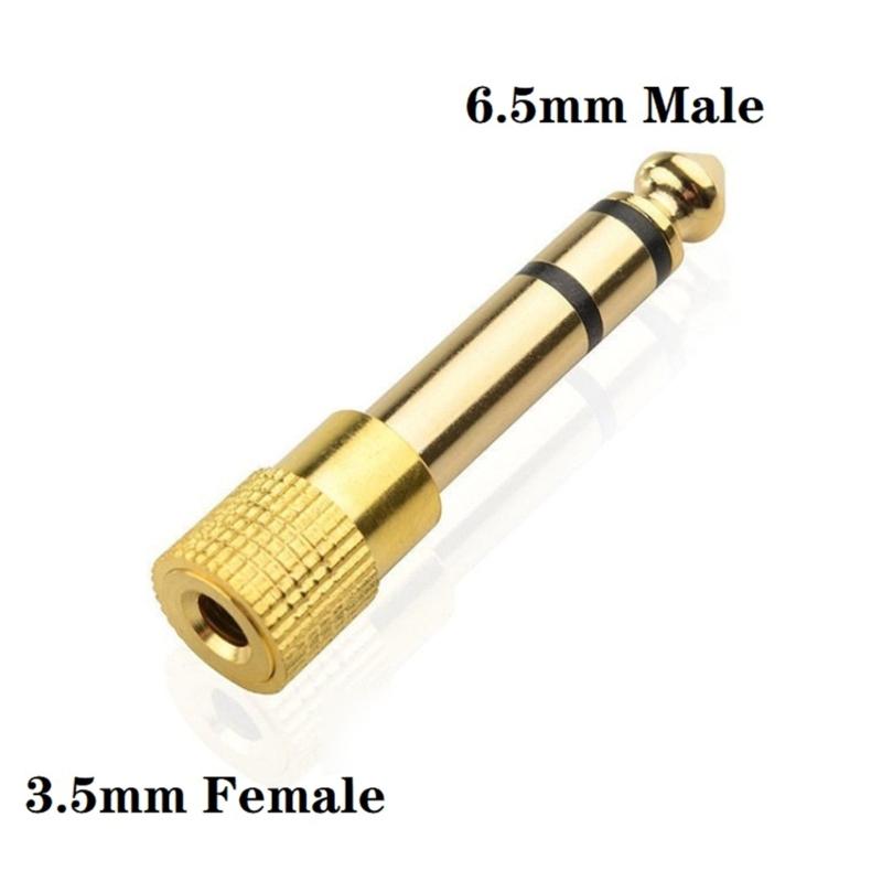 3.5mm Male To Female 2RCA Auditory Connector Computer TV 3.5 6.5 Plug Female Auditory Adapter
